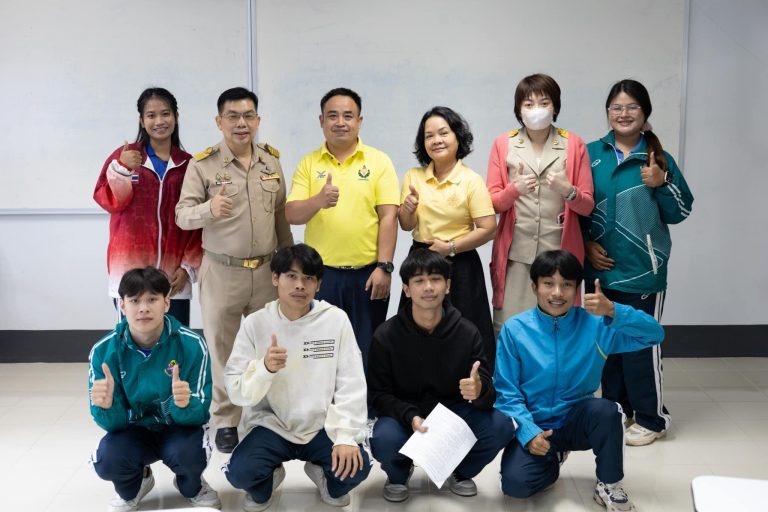 โครงการพัฒนาศักยภาพนักศึกษาสาขาวิชาสื่อสารการกีฬา